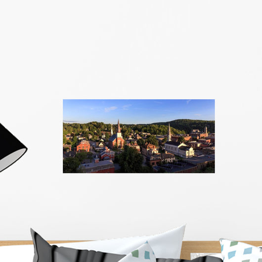 Looking down Churches and Wall Decal