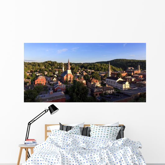 Looking down Churches and Wall Decal