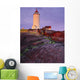 Lighthouse At Sunrise, Bas-Saint-Laurent, Quebec Wall Mural
