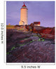 Lighthouse At Sunrise, Bas-Saint-Laurent, Quebec Wall Mural