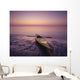 Kayak And Sea At Dawn At Pointe Carleton Wall Mural