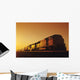 Train At Sunrise, Near Winnipeg, Manitoba Wall Mural