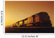 Train At Sunrise, Near Winnipeg, Manitoba Wall Mural