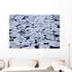 Pancake Ice On Whiteshell River, Whiteshell Provincial Park, Manitoba Wall Mural