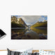 Mountains Reflected In Lake Louise, Banff National Park, Alberta Wall Mural
