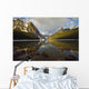 Mountains Reflected In Lake Louise, Banff National Park, Alberta Wall Mural