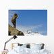 Male Bighorn Sheep On A Mountainside, Jasper National Park, Alberta Wall Mural