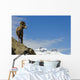 Male Bighorn Sheep On A Mountainside, Jasper National Park, Alberta Wall Mural
