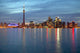 City Skyline At Dusk From Centre Island, Toronto, Ontario Wall Mural