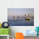 Tugboat And City Skyline, Toronto, Ontario Wall Mural