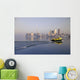 Tugboat And City Skyline, Toronto, Ontario Wall Mural