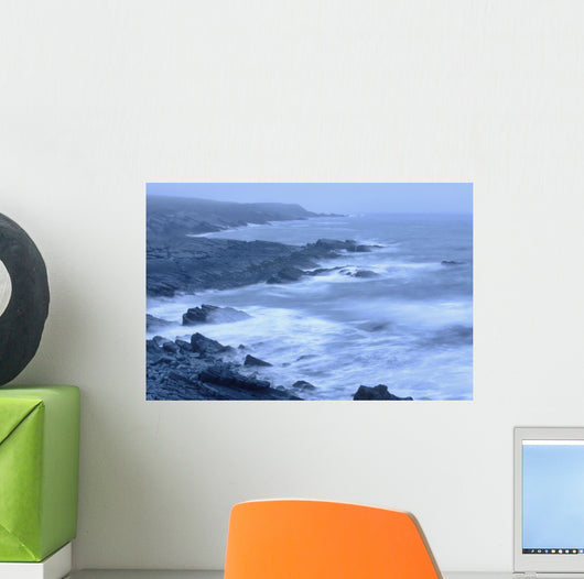 Waves In Trepassey Bay Wall Mural