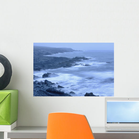 Waves In Trepassey Bay Wall Mural