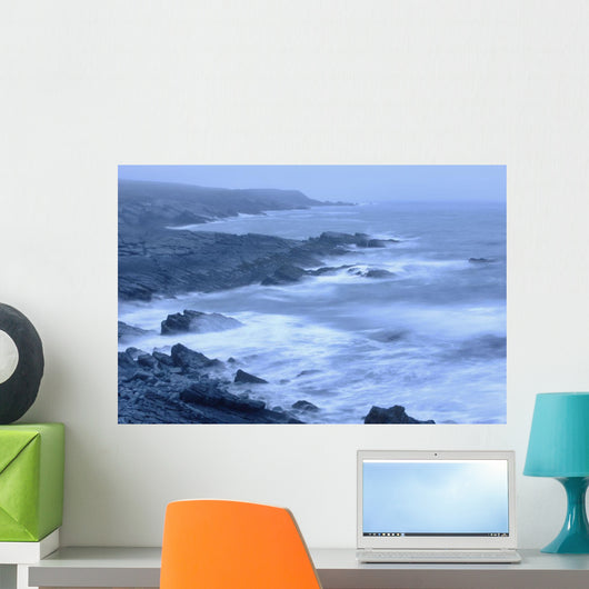 Waves In Trepassey Bay Wall Mural