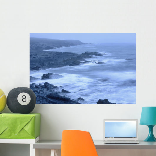 Waves In Trepassey Bay Wall Mural