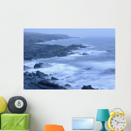 Waves In Trepassey Bay Wall Mural