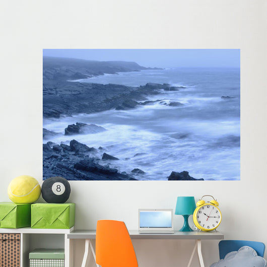 Waves In Trepassey Bay Wall Mural