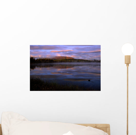 Jackfish Lake At Dawn Wall Mural