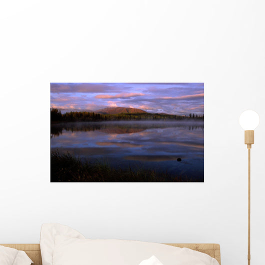 Jackfish Lake At Dawn Wall Mural