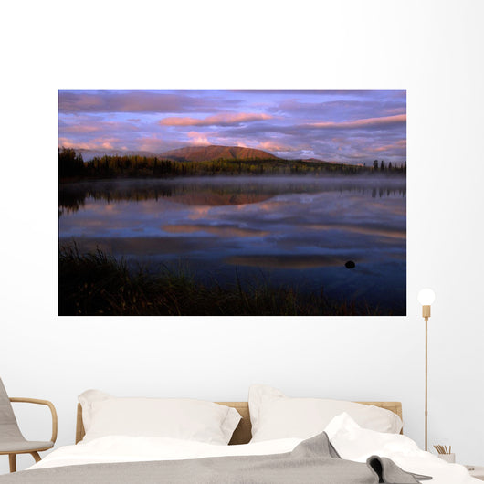 Jackfish Lake At Dawn Wall Mural