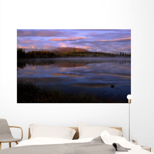 Jackfish Lake At Dawn Wall Mural