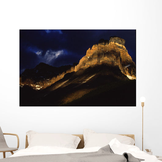 Cathedral Crags At Dusk Wall Mural