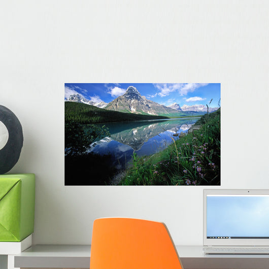 Rocky Mountains Along The Columbia Icefields Parkway, Alberta, Canada Wall Mural