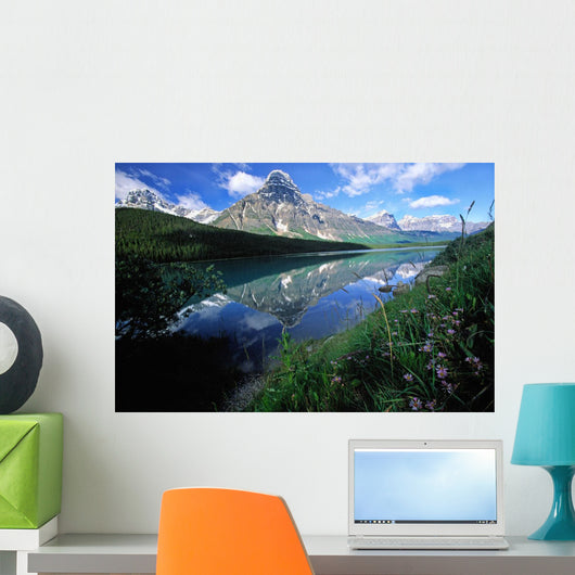 Rocky Mountains Along The Columbia Icefields Parkway, Alberta, Canada Wall Mural