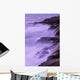 Ocean And Shoreline At Sunset Wall Mural
