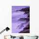 Ocean And Shoreline At Sunset Wall Mural