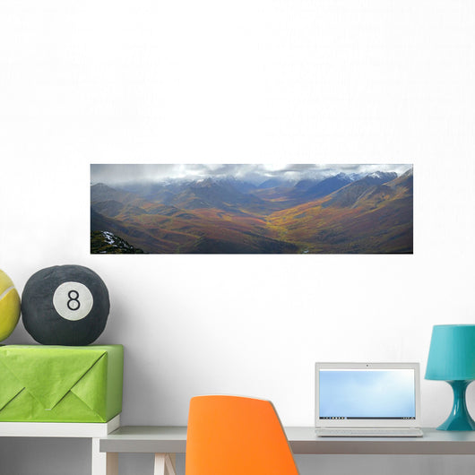 Panoramic View Of The North Klondike Valley In Autumn Wall Mural