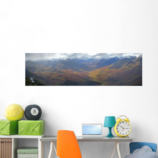 Panoramic View Of The North Klondike Valley In Autumn Wall Mural