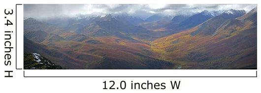 Panoramic View Of The North Klondike Valley In Autumn Wall Mural