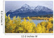 Lake Abraham And Eliot Peak, Kootenay Plains, Alberta, Canada Wall Mural
