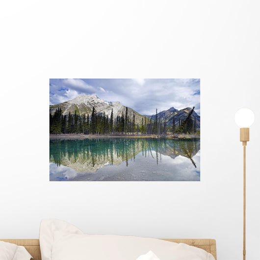 Mount Lorette Ponds And Mount Lorette Wall Mural