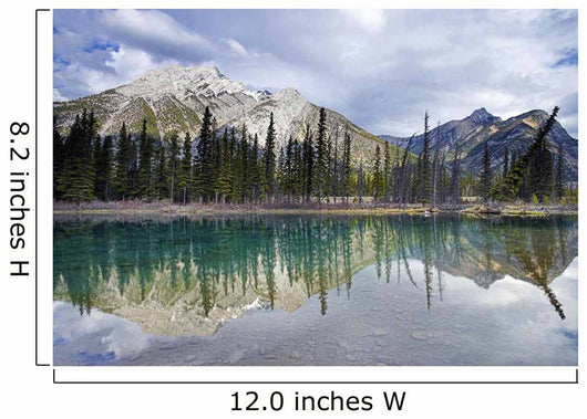 Mount Lorette Ponds And Mount Lorette Wall Mural