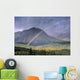 Rainbow Over Willmore Wilderness Park, Alberta, Canada Wall Mural