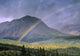 Rainbow Over Willmore Wilderness Park, Alberta, Canada Wall Mural