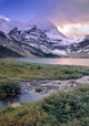 Magog Lake And Mt Assiniboine Wall Mural
