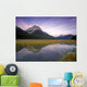 Mount Amery And Mount Athabasca At Rampart Ponds Wall Mural