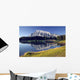 Mount Rundle Reflected In Cascade Ponds Wall Mural