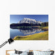 Mount Rundle Reflected In Cascade Ponds Wall Mural
