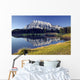 Mount Rundle Reflected In Cascade Ponds Wall Mural