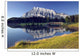 Mount Rundle Reflected In Cascade Ponds Wall Mural