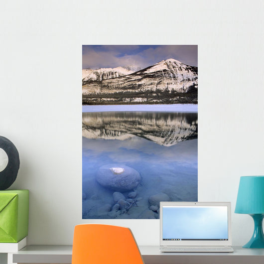The Colin Range And The Athabasca River Wall Mural