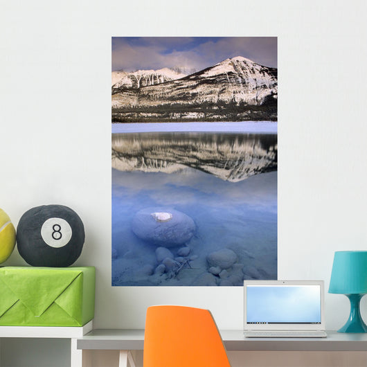 The Colin Range And The Athabasca River Wall Mural
