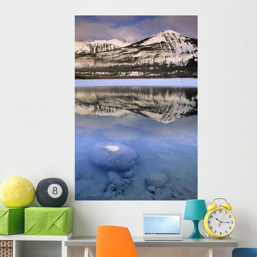 The Colin Range And The Athabasca River Wall Mural