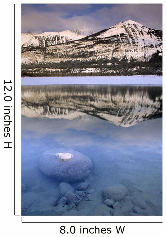 The Colin Range And The Athabasca River Wall Mural