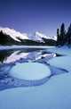 Maligne Lake, Jasper National Park, Alberta, Canada Wall Mural