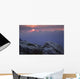 Sunset From Whistler Mountain, Jasper National Park, Alberta, Canada Wall Mural